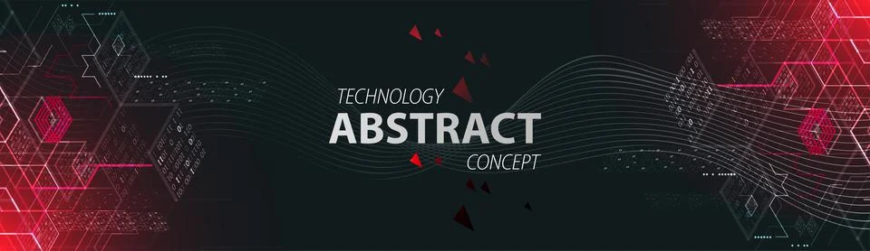 Technology background. Binary computer code.  Vector illustration. Stock Illustration