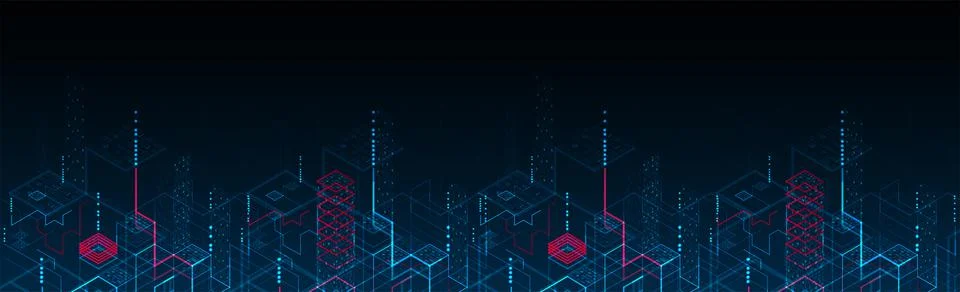 Technology background. Binary computer code.  Vector illustration. Illustrazione stock