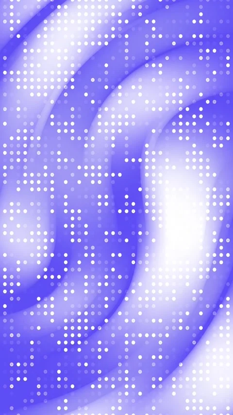 Technology background blue and white,  Dynamic glowing dot,  wavy pattern Stock Footage 313089819