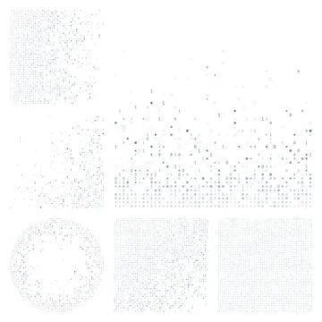 Technology Background. Blue grey color theme backgrounds. Gradiented geomet.. 스톡 일러스트