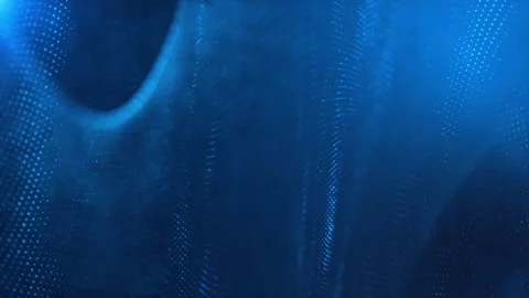 Technology background with blue waves Stock Footage 255596699