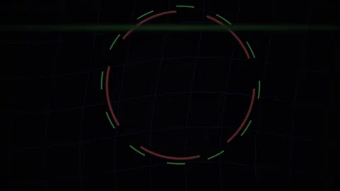 Technology background with circle animation. Stock Footage 340041524