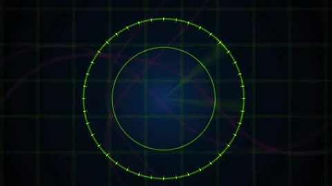 Technology background with circle graph. Stock Footage 340041545