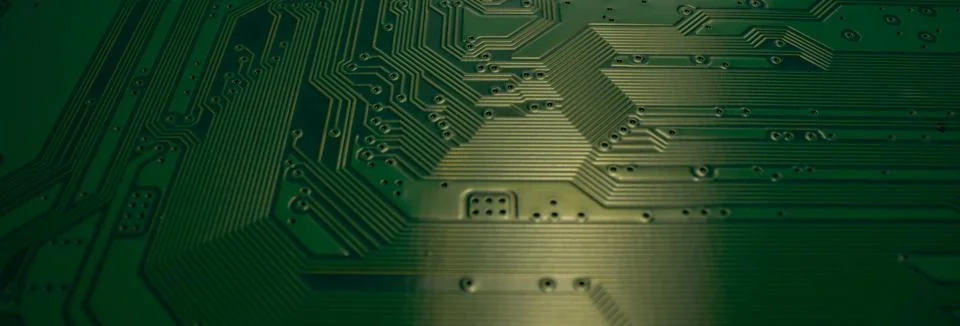 Technology background with circuit board. Electronic computer hardware 库存照片