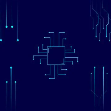 Technology Background. Connection background. Circuit background. Network c.. Stock Illustration