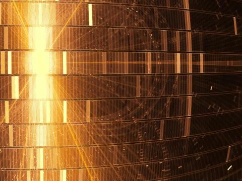 Technology background with copy space - abstract digitally gener Stock Illustration