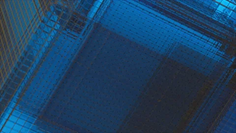 Technology background with cube Stock Footage 312838863