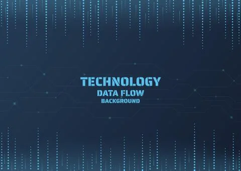 Technology background data flow modern style digital design space for your te Stock Illustration
