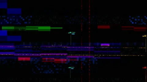 Technology background, Data sorting flow process, big data stream. Stock Footage 113195858