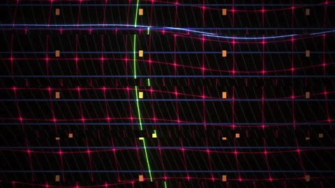 Technology background with data visualization. Stock Footage 340041602