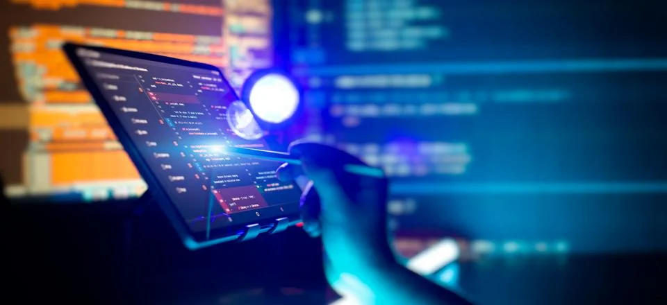 Technology background. Development, programming and coding technology conce.. 写真素材