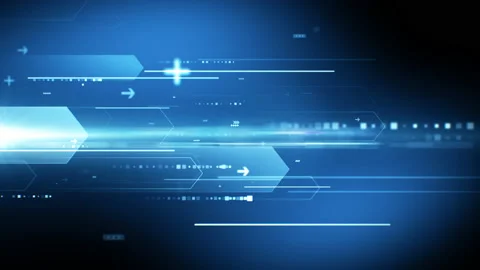 Technology background with digital flow. Видео 136560319