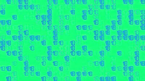 Technology  background with digital Numbers Blinking in 3D Layers and Rows  o Stock Illustration