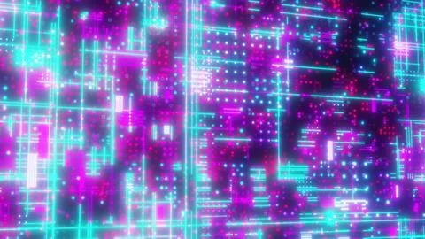 Technology background with dots and lines Stock Illustration