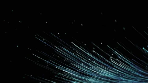 Technology Background, Fiber Optic Cables Global Data Transfer Loop. Stock Footage 130358913