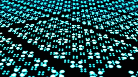 Technology Background of Futuristic abstract animation for hi tech and sci-fi Stock Footage 135513998