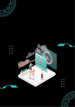 Technology Background futuristic Technology AI, science Backgrounds, Stock Illustration