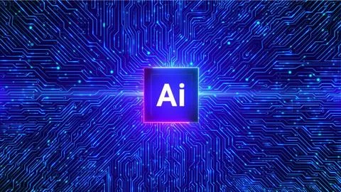 Technology Background futuristic Technology AI, science Backgrounds, Stock Illustration