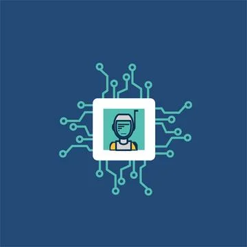 Technology Background futuristic Technology AI, science Backgrounds, Stock Illustration