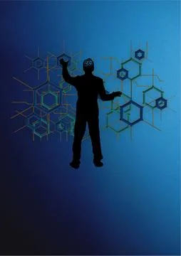 Technology Background futuristic Technology AI, science Backgrounds, Stock Illustration