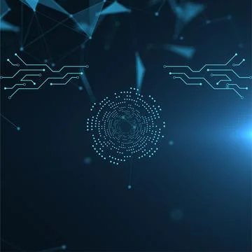 Technology Background futuristic Technology AI, science Backgrounds, Stock Illustration