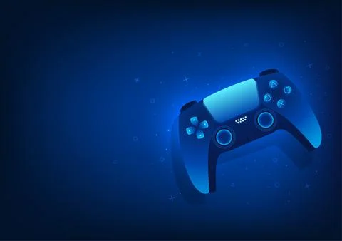 Technology background of a game is composed of geometric elements, showing .. 스톡 일러스트