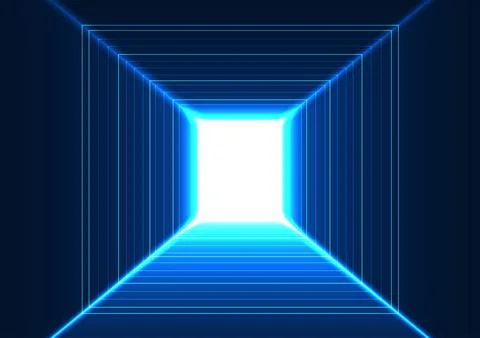 Technology background, gradient square shape, digital database access throu.. Stock Illustration