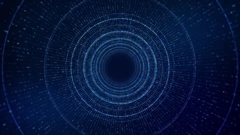 Technology background Hi-tech concept innovation abstract background. Moving HUD Stock Footage 341888779