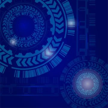 Technology Background high computer technology Illustrazione stock