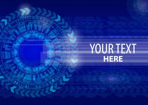 Technology Background high computer technology Stock Illustration