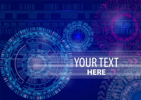 Technology Background high computer technology Illustrazione stock