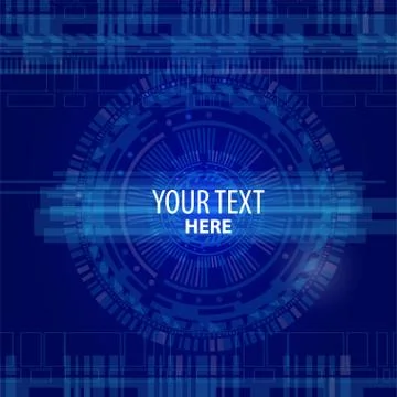 Technology Background high computer technology Stock Illustration