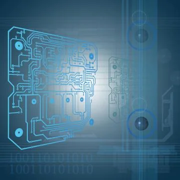 Technology background Stock Illustration