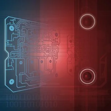 Technology background Stock Illustration
