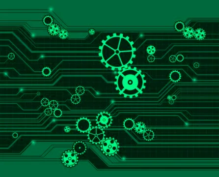 Technology background Stock Illustration