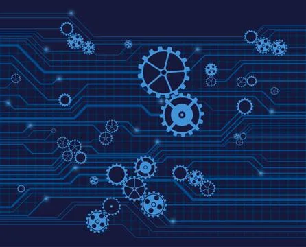 Technology background Stock Illustration