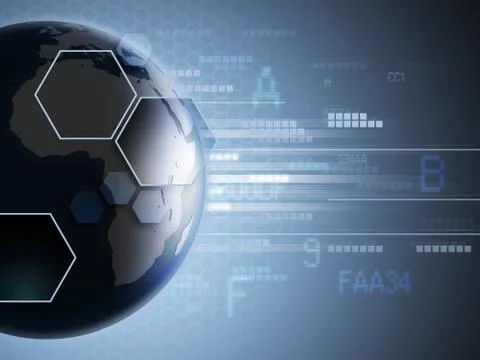 Technology background Illustrazione stock