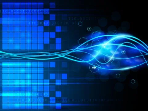 Technology background Stock Illustration