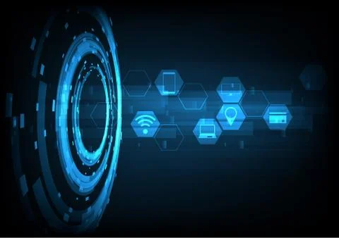 Technology background Stock Illustration