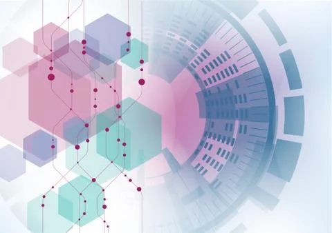 Technology background Stock Illustration