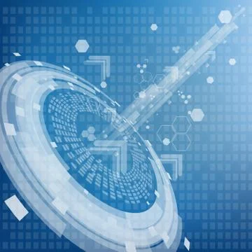 Technology background Illustrazione stock