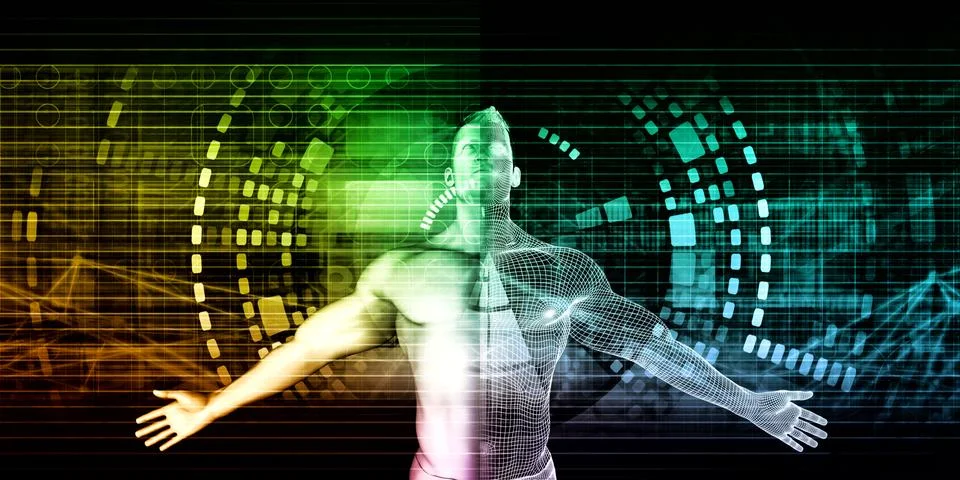 Technology Background Stock Illustration