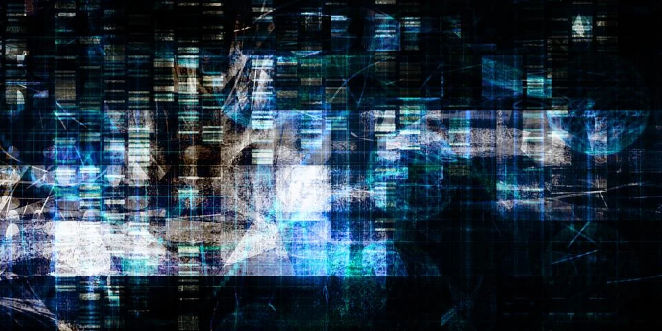 Technology Background Stock Illustration
