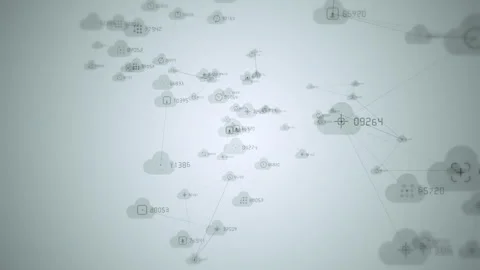 Technology background material for big data cloud storage computing Stock Footage 310754555