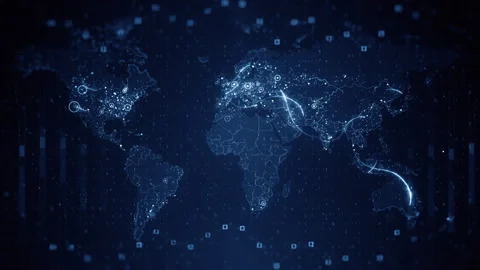 Technology background material for big data cloud storage computing Stock Footage 318813110