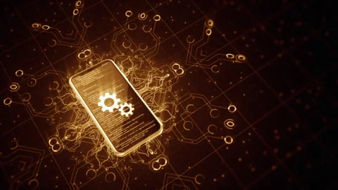 Technology background material for big data cloud storage computing Stock Footage 318815531