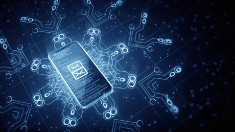 Technology background material for big data cloud storage computing Stock Footage 318816218