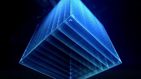Technology background material for big data cloud storage computing Stock Footage 325748937