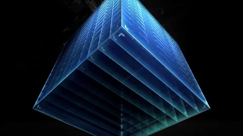 Technology background material for big data cloud storage computing Stock Footage 325749070