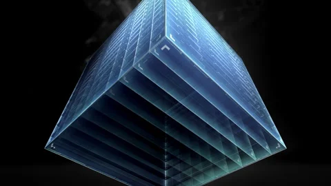 Technology background material for big data cloud storage computing Stock Footage 325749335